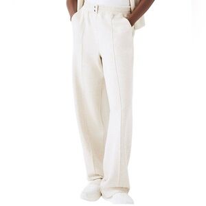 SPANX New Brushed AE Straight Legging in Heather Cream NWT Size S